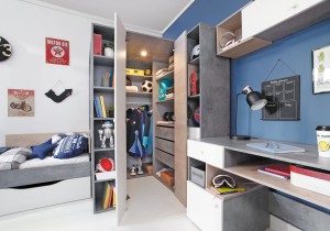 SIMON A Kinderzimmer-Set Jugendzimmer-Set mit Bett Deine Möbel