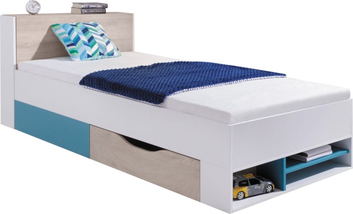 Kinderbett Jugendbett PETRA 14 weiß eiche türkis.jpg