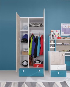 PETRA P03 Kleiderschrank mit Schubladen Deine Möbel