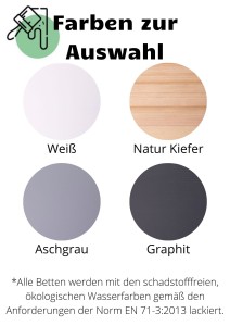 MINI Etagenbett Bodenbett für 2 Kinder Deine Möbel