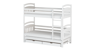 ALAN Etagenbett Ausziehbett für 3 Kinder mit Schubladen Deine Möbel