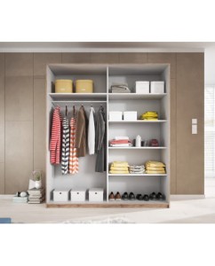 GERDA I Kleiderschrank Schwebetürenschrank 200 cm Deine Möbel