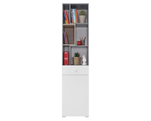 SIMON S08 Regal 45 cm breit Weiß Deine Möbel