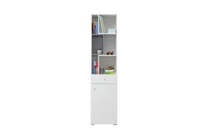 SIMON S08 Regal 45 cm breit Weiß Deine Möbel
