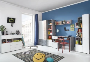 SIMON E Kinderzimmer-Set Jugendzimmer-Set mit Schreibtisch Deine Möbel