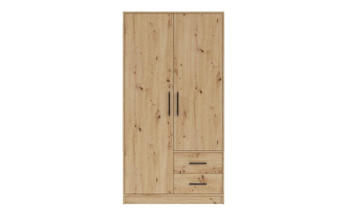 Kleiderschrank 2-türig Garderobe Garderobensystem SAM SR3 Artisan