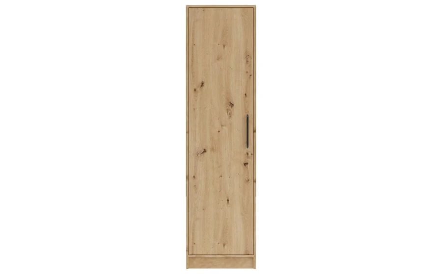 Schmaler eintüriger Schrank in rustikaler Eiche-Optik