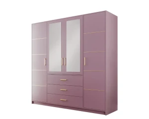 LABOO II D3 D4 Kleiderschrank 3-türig 4-türig mit Schubladen Spiegel