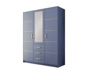 LABOO II D3 D4 Kleiderschrank 3-türig 4-türig mit Schubladen Spiegel