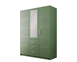 LABOO II D3 D4 Kleiderschrank 3-türig 4-türig mit Schubladen Spiegel