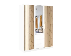 LABOO LUX D2 D3 D4 Kleiderschrank Lamellen 2-türig 3-türig 4-türig mit Schubladen Spiegel