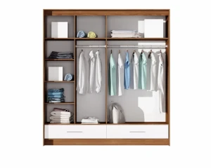 ATLANTA Schiebetürenschrank Schwebetürenschrank Kleiderschrank 2-türig 3-türig Schubladen Spiegel