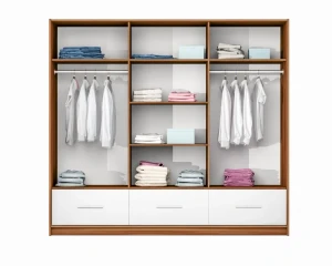 ATLANTA Schiebetürenschrank Schwebetürenschrank Kleiderschrank 2-türig 3-türig Schubladen Spiegel