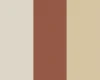 Colour scheme in beige, terracotta and sand for cosy accents.