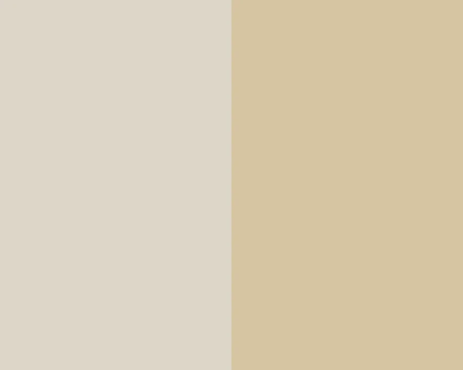 Minimalistische Farbkombination aus hellem Beige und warmem Sand.