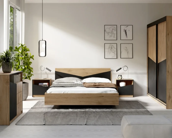 Schlafzimmer-Set-ASTON-Eiche-Schwarz.webp