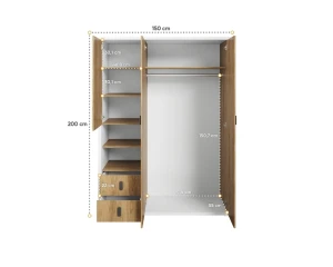 L-SI001 Kinderzimmer-Set Jugendzimmer-Set Deine Möbel