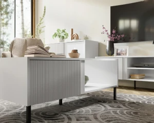 MEDIOLAN 3 Kommode mit geriffelten Fronten Deine Möbel