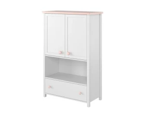 L-LU11 Kommode mit Schubladen 85 cm Weiß Deine Möbel