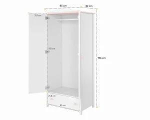 L-LU004 Kinderzimmer-Set Jugendzimmer-Set mit Kommode Deine Möbel