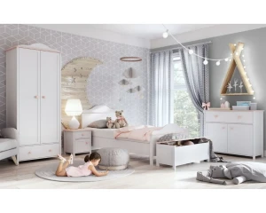 L-LU004 Kinderzimmer-Set Jugendzimmer-Set mit Kommode Deine Möbel