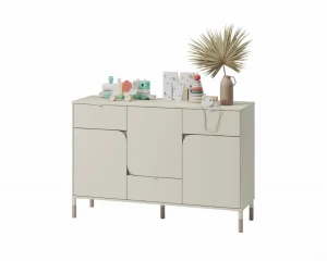 L-HR06 Kommode mit Schubladen Weiß Deine Möbel