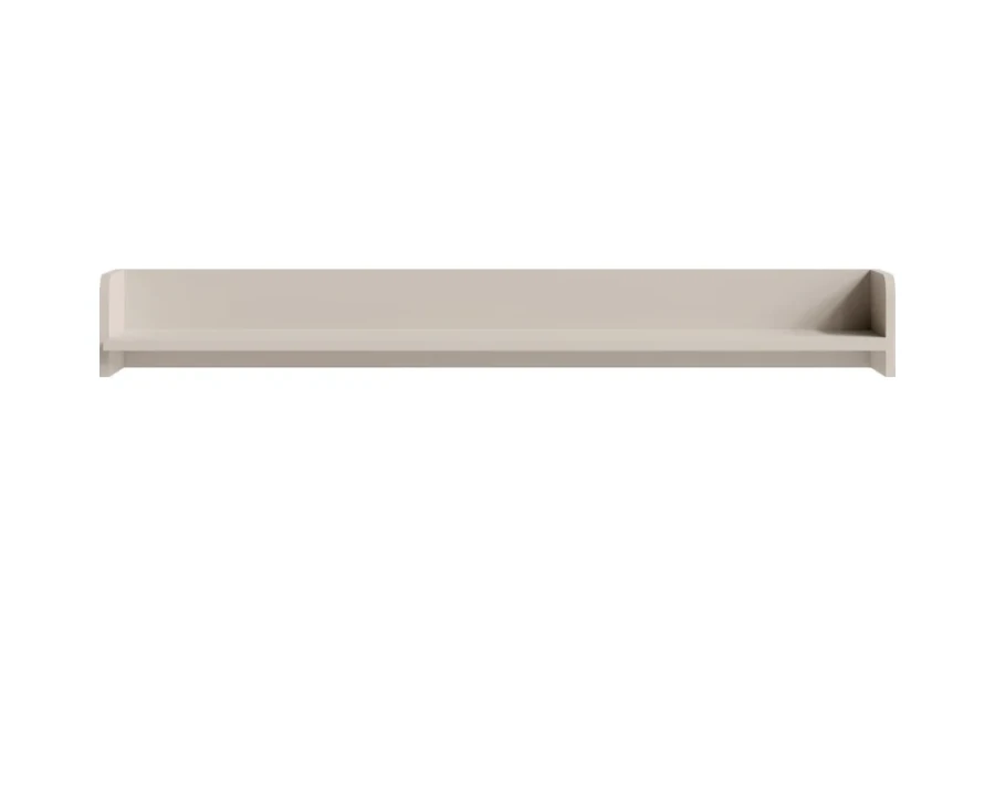Minimalistisches, schmales Wandboard in Beige für eine moderne Wandgestaltung.