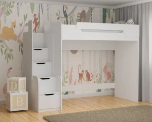 ARTHUR Hochbett Funktionsbett mit Couch Sofa LgII Deine Möbel