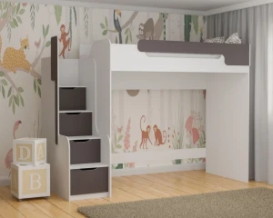 ARTHUR Hochbett Funktionsbett mit Couch Sofa LgII Deine Möbel