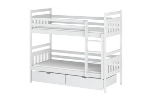 ADAM 90x200 Weiß Etagenbett Deine Möbel