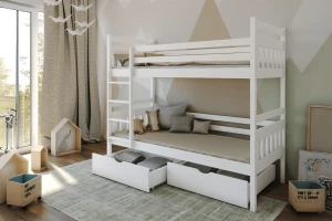 ADAM 90x200 Weiß Etagenbett Deine Möbel