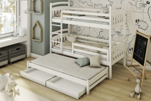 ALAN 90x200 Natur Kiefer Etagenbett Deine Möbel