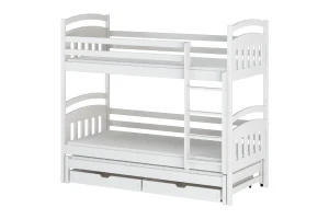 ALAN 90x200 Weiß Etagenbett Deine Möbel