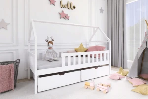 DOLLY 90x200 Weiß Kinderbett Deine Möbel