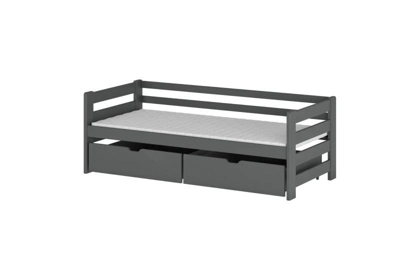 ELLI 90x200 Graphit Kinderbett Deine Möbel