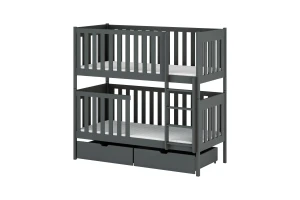 ELSA 90x200 Graphit Etagenbett Deine Möbel