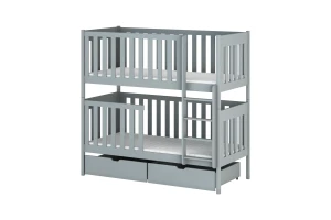 ELSA 90x200 Aschgrau Etagenbett Deine Möbel