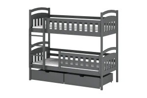 EMMA 90x200 Graphit Etagenbett Deine Möbel