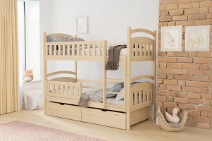 EMMA 90x200 Natur Kiefer Etagenbett Deine Möbel