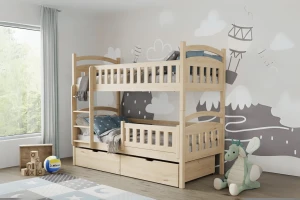 EMMA 90x200 Natur Kiefer Etagenbett Deine Möbel