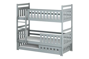 EVA 90x200 Aschgrau Etagenbett Deine Möbel