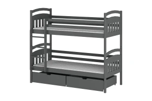 GABI 90x200 Graphit Etagenbett Deine Möbel