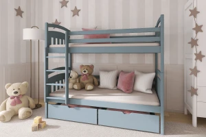 GABI 90x200 Aschgrau Etagenbett Deine Möbel