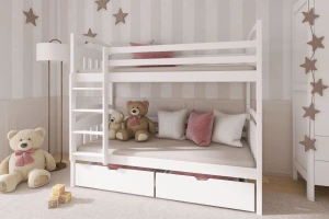 GABI 90x200 Weiß Etagenbett Deine Möbel