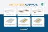 Matratzenauswahl: Öko-Tex zertifizierte Schaum-, Kokos-, Latex- und Viscomatratzen.