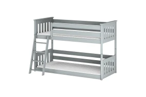 HANS 90x200 Aschgrau Etagenbett Deine Möbel