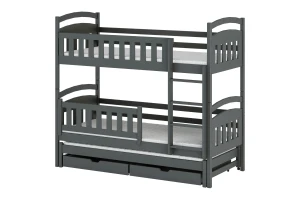 IDA 90x200 Graphit Etagenbett Deine Möbel