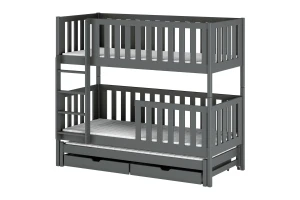 LUKAS 90x200 Graphit Etagenbett Deine Möbel