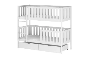 MANUEL 90x200 Weiß Etagenbett Deine Möbel