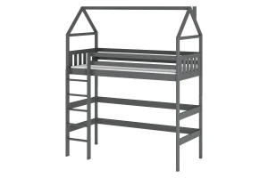 MARINA 90x200 Graphit Hochbett Deine Möbel